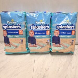 Pampers Splashers, Size 4, 20-33Lb, 33 Pack